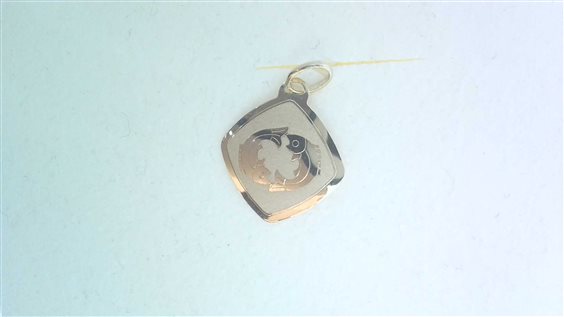 Pendente Stella Zodiaco in Oro giallo PESCI S S/C 1.00 G - PESCI S S/C 1.00 G